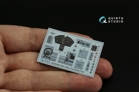 QD48285 3D Декаль интерьера кабины МиГ-15бис (Trumpeter)