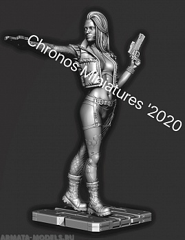 CHM-54202. Sci-Fi: Гостья из будущего. 54 мм. Материал - смола.