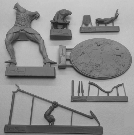 CHM-54158. Египетский бог Сет. 54 мм. Материал - смола. Chronos Miniatures