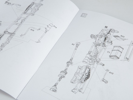 1447AVD Сборная модель КАМАЗ-6522 самосвал AVD Models