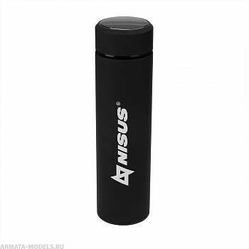 Термос 049-B 450ML с термодатчиком черный (N.TM-049-B) Nisus