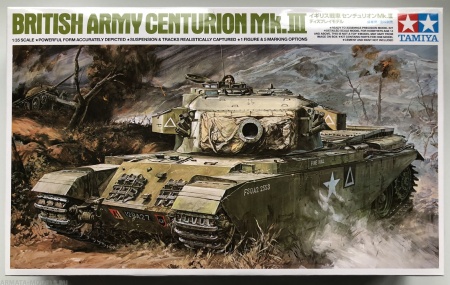 25412T Английский танк Centurion Mk.III с одной фигурой Tamiya