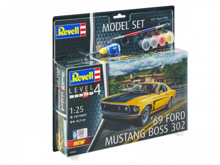 67025RE Набор Спорткар 1969 Boss 302 Mustang Revell 67025RE Набор Спорткар 1969 Boss 302 Mustang Revell