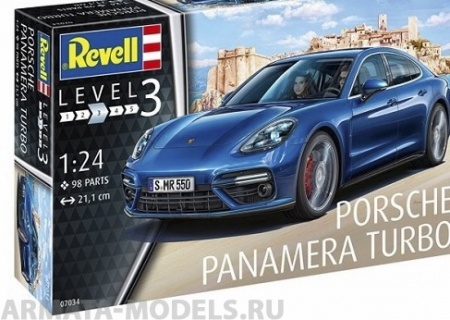 07034 Автомобиль Porsche Panamera 2 Revell 07034 Автомобиль Porsche Panamera 2 Revell