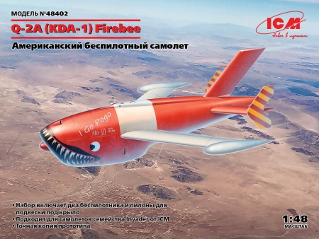48402 KDA-1(Q-2A) Firebee, Американский беспилотный самолет ICM
