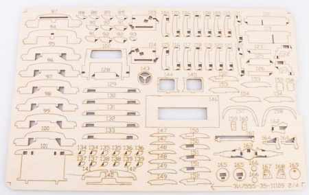 11109BAUMI Сборная модель ЗИЛ-ММЗ-555 самосвал Baumi