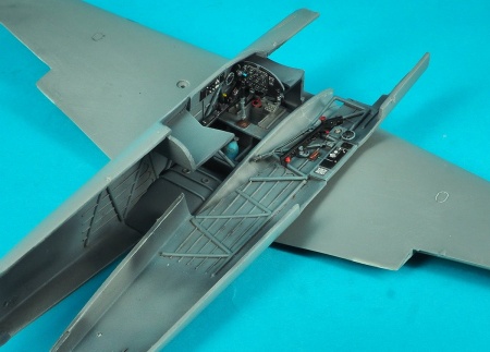 QD48004Pro 3D Декаль интерьера кабины Як-1Б (для модели Моделсвит)