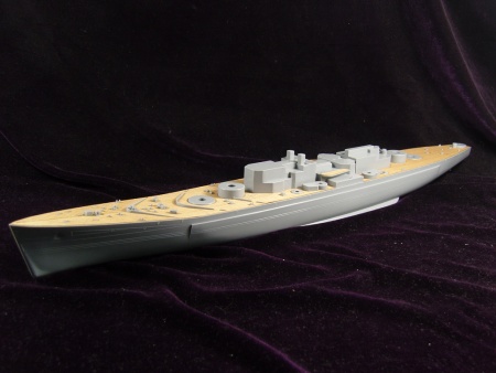 AW50010 Деревянная палуба для 1/450 HMS Vanguard