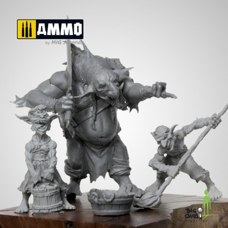 BCBS700005 Набор миниатюр Gugh Jin the Troll Cleaner BIG CHILD