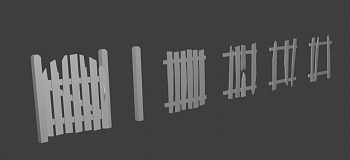 HE-72150 Миниатюра Забор