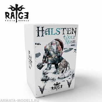 RAGE001  HALSTEN WOLF NOSE (90 mm scale)