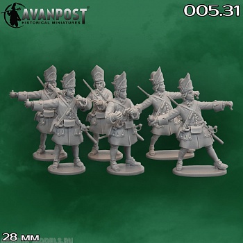 005.31АП Русские гренадёры, 1704-1721