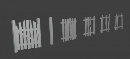 HE-72150 Миниатюра Забор Hobby Expert