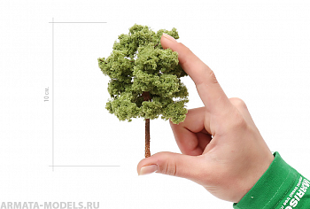 011dub010 Модель дуба 10см.
