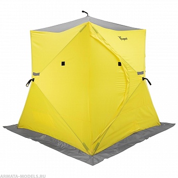 Палатка зимняя PIRAMIDA 2,0х2,0 yellow/gray (TR-ISP-200YG) Трофей