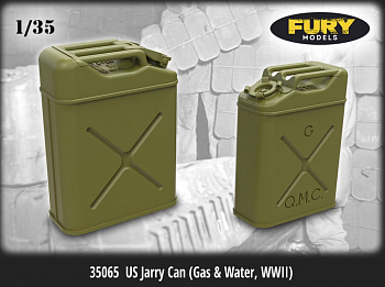 35065FURY Миниатюра US Jarry Can (Gas & Water, WWII)   (8pcs)
