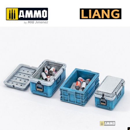 LIANG-0414 Набор декораций 3D-Print Model Mini Bar & Freezer