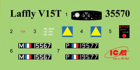 35570 Laffly V15T, Французский артиллерийский тягач IIМВ ICM