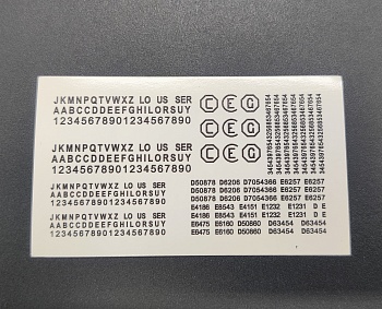 AM3676D Объемная декаль с литьевыми  номерами и маркировками для ШЕРМАН М4А3(76)