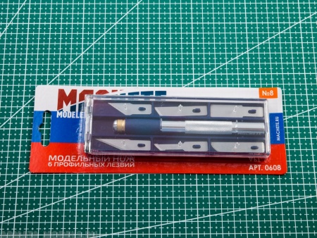 0608MCH Модельный нож: 6 профильных лезвий