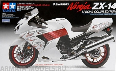 14112T Kawasaki ZX-14 (Sp. color edit.) Tamiya