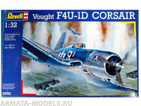 04781 Истребитель-бомбардировщик Vought F4U-1D Corsair Revell
