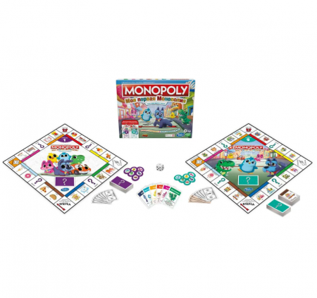 F4436121 Игра настольная Hasbro Games Монополия Джуниор 2в1