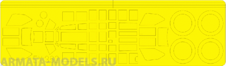 EX362ED  Окрасочная маска Bf110E 1/48