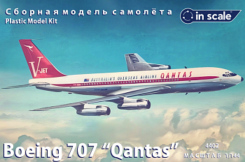 4402 Сборная модель самолета Boeing 707 Qantas 4402 Сборная модель самолета Boeing 707 Qantas