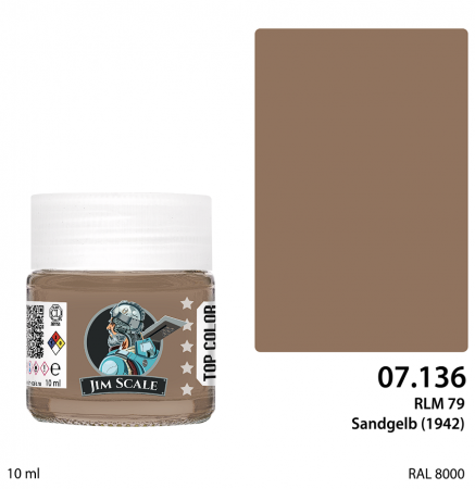 07.136JIM Краска RLM 79 Sandgelb (1942)