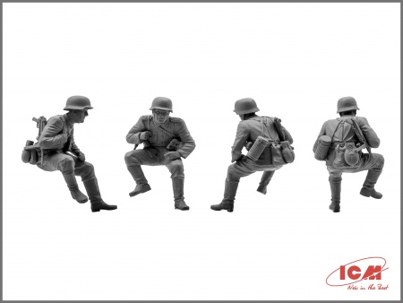 Набор фигурок 35634 Фигуры Германский танковый десант (1942-1945) ICM Набор фигурок 35634 Фигуры Германский танковый десант (1942-1945) ICM