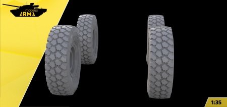 AM35814K Колеса на Бронеавтомобиль ЦСН ФСБ «Фалькатус» (Не для свободной продажи) Arma Models