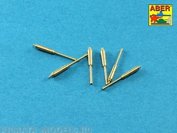 ABR-35-L-221  Дополнения для  Set of barrels for US M16A1 or M231 5,56mm gun barrels x 6 pcs. универсальный набор 1/35 ABR-35-L-221  Дополнения для  Set of barrels for US M16A1 or M231 5,56mm gun barrels x 6 pcs. универсальный набор 1/35