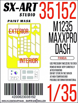35152SX Окрасочная маска M1235 MaxxPro Dash (Panda)
