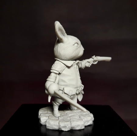 BCK-CM-003 Банни Блад Кэррот | Коллекционная миниатюра 70 мм Blood Carrot Knights