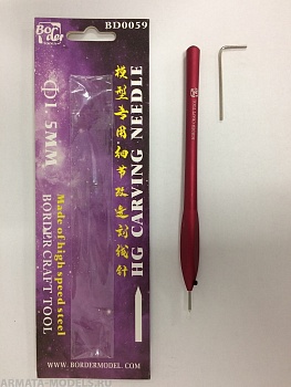 BD0059-R Скрайбер игольчатый красный BD0059-R Скрайбер игольчатый красный
