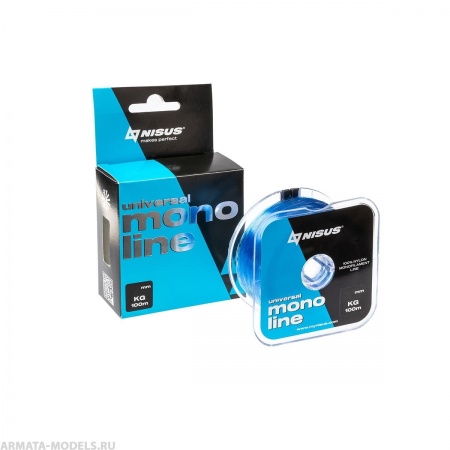 Леска MONOLINE Blue 0,30mm/100m Nylon (N-MB-030-100) Nisus( цена указана за упаковку, в количестве 10шт.)