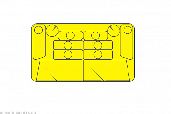 AM35102 Маска окрасочная для 233014 Тигр Корнет Звезда
