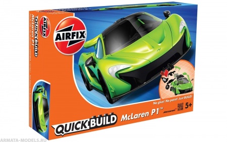 J6021 QUICKBUILD McLaren P1 - Салатовый Airfix
