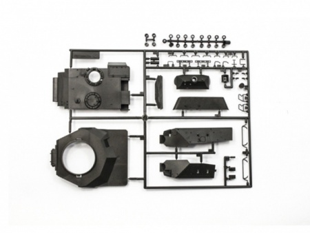 35112 Западно-германский танк Leopard А4 с 1 фигурой командира Tamiya