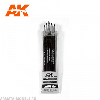 AK9088  SILICONE BRUSHES HARD TIP MEDIUM