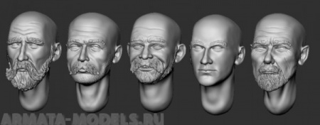 ARM356096 Головы (без волос) №21