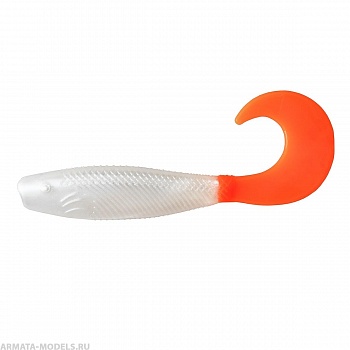 Твистер несъедоб. Hybrid 3,15''/8,0 см Pearl & Orange 100шт. (HS-14-019-N) Helios( цена указана за упаковку, в количестве 100шт.)