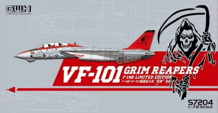 S7204 US Navy F-14B VF-101 Grim Reapers Great Wall