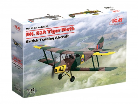 32035 DH. 82A Tiger Moth, Британский учебный самолет ICM