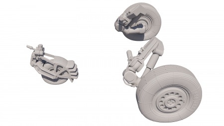 AM0036 Шасси под нагрузкой для Грача