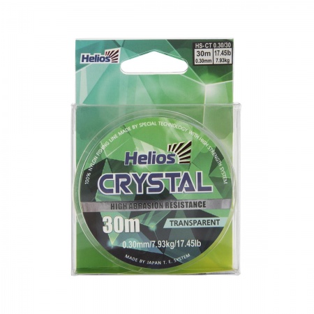 Леска CRYSTAL Nylon Transparent 0,30mm/30 (HS-CT 0,30/30) Helios