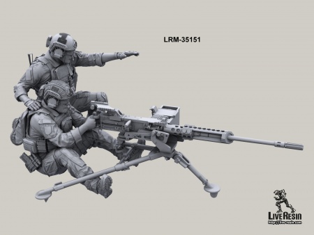 LRM35151 Помощник пулеметчика современных армий  Live Resin
