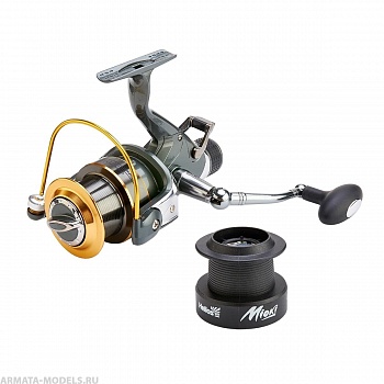 Катушка MIOKI 5000 BR 5+1 подшип + зап.шпуля (HS-KF-M5000-S) Helios