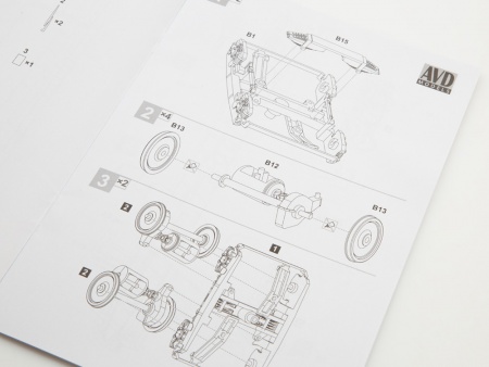 4047AVD Сборная модель Трамвай МТВ-82 AVD Models